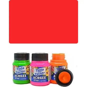 Výtvarná barva ACR Barva na textil 37ml, Fluorescent Red 103