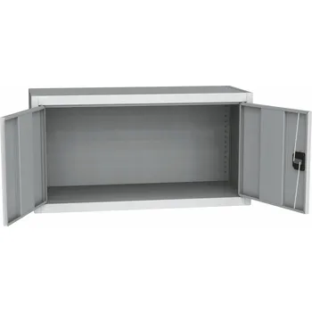 Skříňový nástavec, VxŠxH: 500x950x400 mm, šedá/šedá