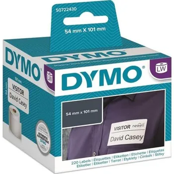 Samolepící etiketa Štítky Dymo 220 samolepicí 101x54 mm, 220 ks