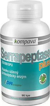 Přírodní produkt Kompava Serrapeptase Plus 90 cps.
