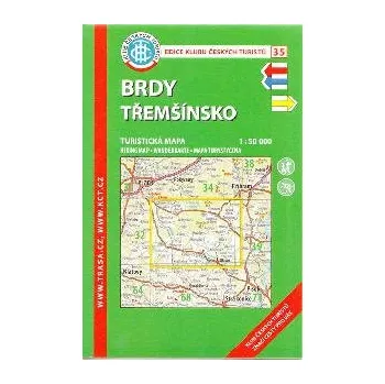 Brdy Třemšínsko - mapa KČT 1:50 000 číslo 35 - 6. vydání 2018 - Klub Českých Turistů
