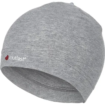 Čepice Little Angel Čepice smyk natahovací Outlast ® - šedý melír Velikost čepic: 3 | 42-44 cm