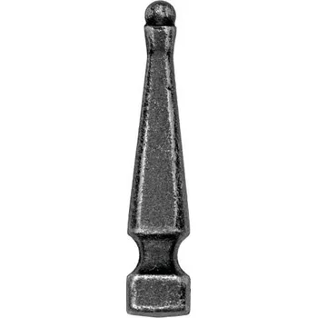 PSG Kovaný hrot - špička pro kovaný plot a bránu 40.088.01, 100x20 mm, základna 20x20 mm