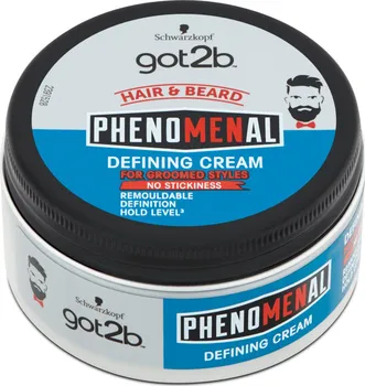 Vlasová regenerace Schwarzkopf Professional Got2b Phenomenal Defining Cream tvarující krém pro vlasy a vousy 100 ml