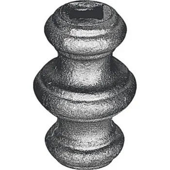 PSG Ozdobný návlek pro kovaný plot, bránu a zábradlí 41.004, 67x45 mm, otvor 14,5 x 14,5 mm