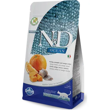 Krmivo pro kočku N&D Ocean Cat GF Adult Herring/Pumpkin/Orange