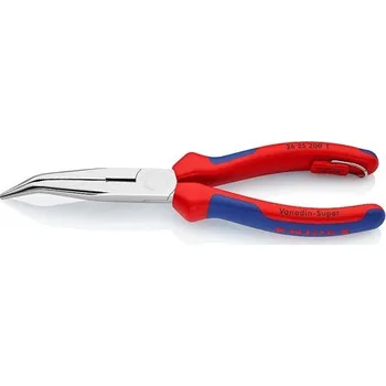 Dílna KNIPEX 26 25 200 T BK Pulkulaté klešte s brity, (úzké ploché klešte)