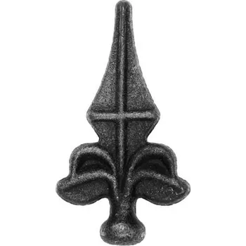 PSG Kovaný hrot - špička pro kovaný plot a bránu 40.060.01, 82x40 mm, základna 16 mm