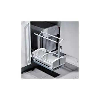 Odpadkový koš Hailo Carry - vestavný mobilní přenosný výsuvný systém 3950-001