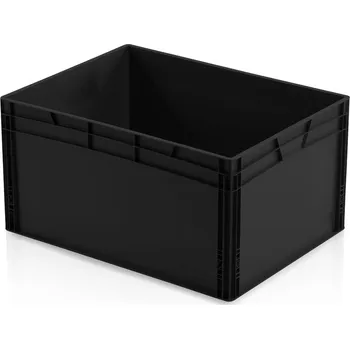 Úložný box Plastová ESD přepravka, 80x60x42 cm, objem 172 l