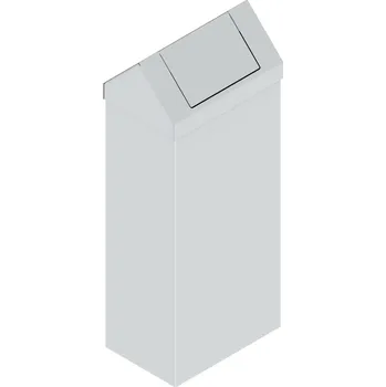 Odpadkový koš Koš na tříděný odpad 1268, objem 120 l, šedý