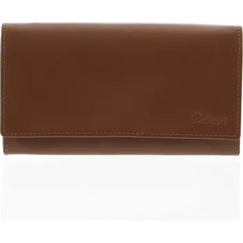 Peněženka Dámská kožená peněženka světle hnědá - Delami Shelby hnědá