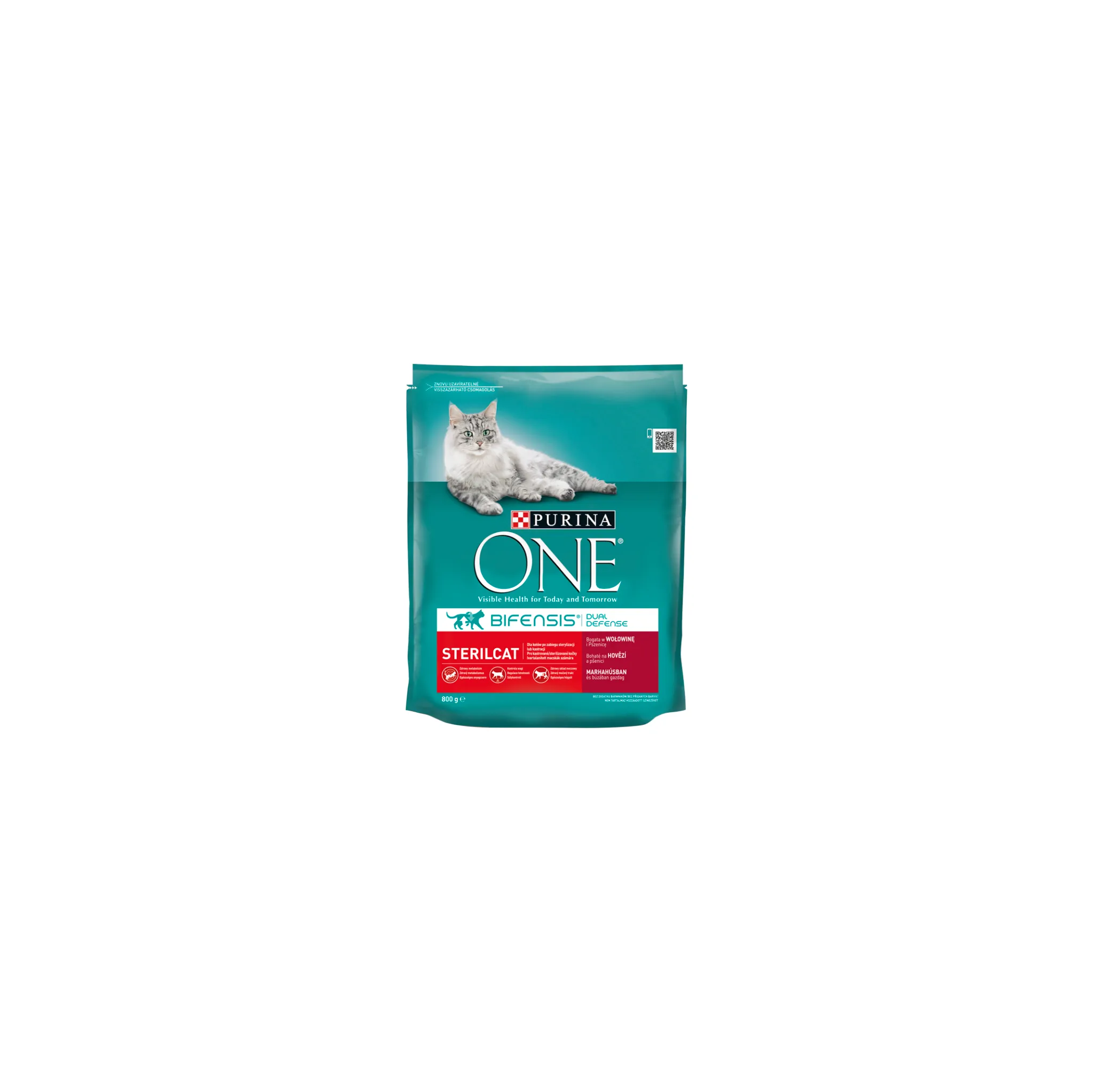 Fotografie 1 - Krmivo pro kočku Purina One Bifensis Adult Sterilcat Beef 800 g