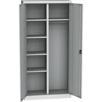 Univerzální skříň, VxŠxH: 1950x950x400 mm, šedá/šedá