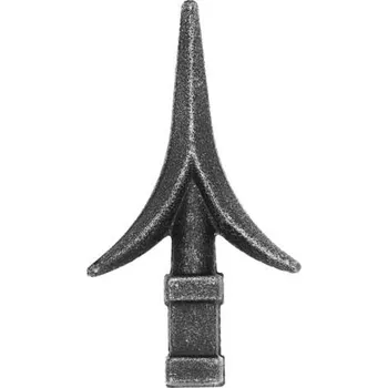 PSG Kovaný hrot - špička pro kovaný plot a bránu 40.162, 105x60 mm, základna 16x16 mm