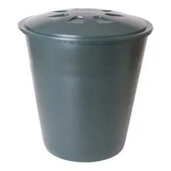 Sud na vodu s víkem, objem 300 l, zelený plast