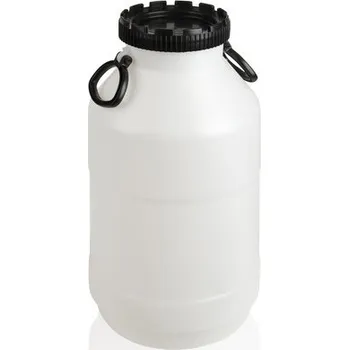 Kanystr Plastový barel s širokým hrdlem, objem 50 litrů