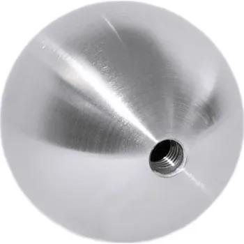 Zábradlí Feldmann Nerezová ozdobná koule - ukončení 52080-240 dutá hladká, pr. 80 mm, závit M8, pro zábradlí a schodiště