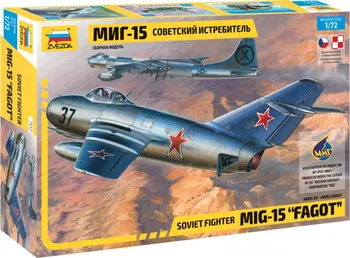 Plastikový model Zvezda MiG-15 Fagot 1:72