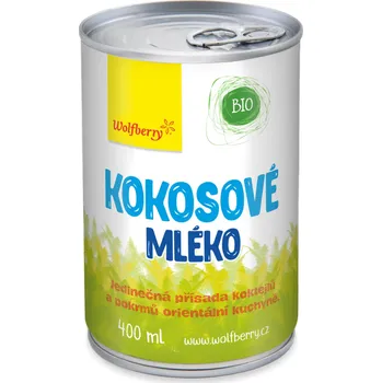 Mléko Wolfberry kokosové mléko BIO 400 ml