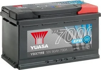 Autobaterie Yuasa YBX7115 12V 80Ah 730A