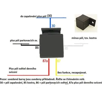 Relé Automatické relé k dennímu svícení