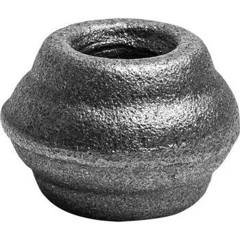 PSG Ozdobný návlek pro kovaný plot, bránu a zábradlí 41.111, 25x35 mm, otvor kruh pr.12,5 mm