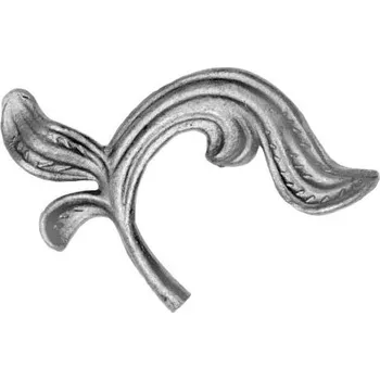 PSG Ozdobný list pro kovaný plot, bránu, zábradlí a mříže 52.012, 130x150 x 4 mm, pravý