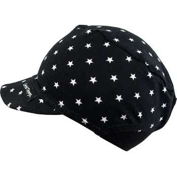 Kšiltovka černo-bílá kšiltovka s hvězdičkami