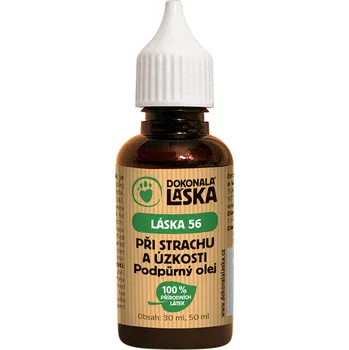 Lék pro psa a kočku Dokonalá Láska 56 Při strachu a úzkosti