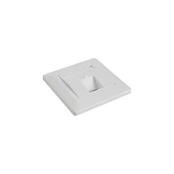 Elektrická zásuvka Zásuvka modulární Solarix pro 1 keystone pod omítku bílá SX9-1-0-WH