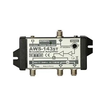 Anténní zesilovač Anténní zesilovač AWS-143S (1-69R 3-OUT 14dB)