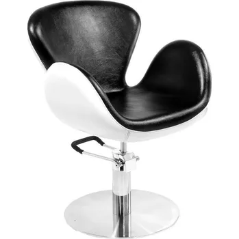 Kadeřnické křeslo Kadeřnické křeslo AMSTERDAM - černo-bílé