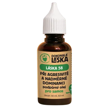 Dokonalá Láska 58 Při agresivitě a nadměrné dominanci pro samce, 100 ml