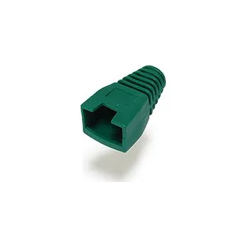 Síťový konektor Návlek na plug RJ45 s výřezem - zelený