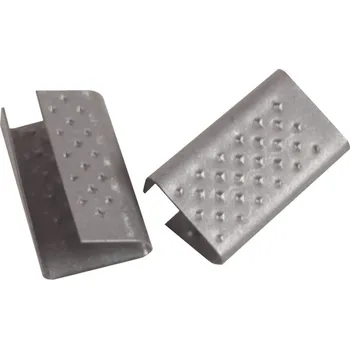 Obalový materiál Spona plechová na plastovou pásku PP 15/16mm