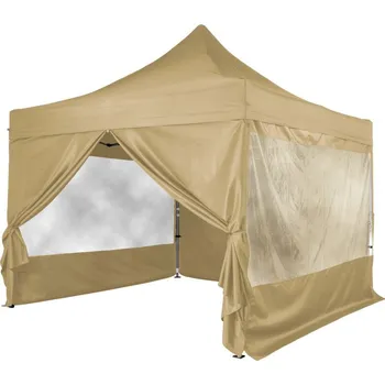 Zahradní stan Instent Zahradní párty stan nůžkový 3 x 3 m + 4 boční stěny