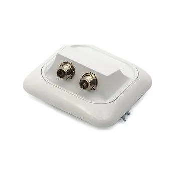 Elektrická zásuvka SAT zásuvka dvojnásobná GIS-F1-2/P