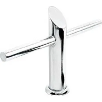 Kadeřnické křeslo Kadeřnická opěra nohou 014 INOX (AS)