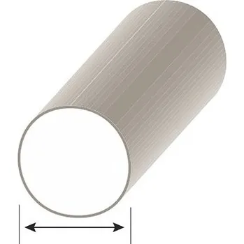 Stavební profil Lišta kruhová KU1 24 x 2000 mm smrk