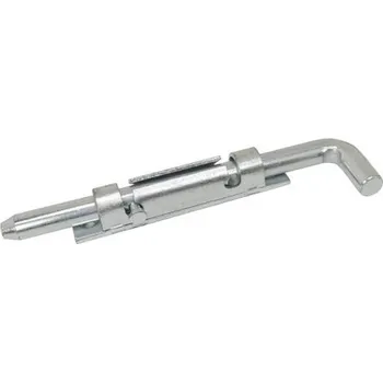 brána IBFM Zástrč vrat, brány a dveří - petlice FM-067200A, 200 mm, pr.16 mm, pozinkováno