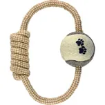 Argi Přetahovadlo kruhové s míčkem 20 cm jutové 