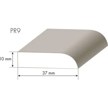 soklová lišta Podlahová lišta PR9 10 x 37 x 2000 mm smrk