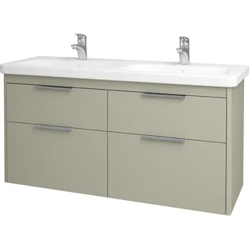 Koupelnový nábytek Dřevojas Enzo SZZ4 130 M05 Béžová mat/M05 Béžová mat