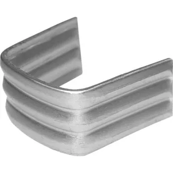 KP Spona pro kovaný plot, bránu, zábradlí a mříže - typ R, rozměr 24x12 mm, tl. 1 mm