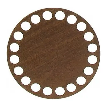 Dno na košík ořech kruh 10cm