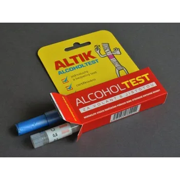 Diagnostický test Detekční trubička ALTIK SH, bal. 1 ks (Jednorázový test na alkohol)