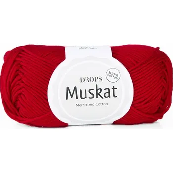Příze Příze DROPS Muskat 12 - červená
