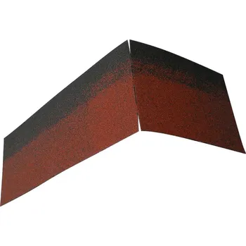 asfaltová šindel Gutta Topglass hnědý kontrastní hřebenáč 250 x 333 mm