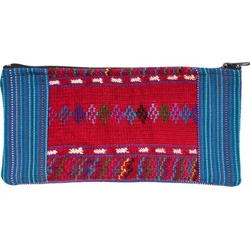 Penál Bavlněné pouzdro na drobnosti vyšívané tkané 20 x 10 cm B